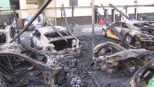 Luxusautók lángoltak Moszkvában