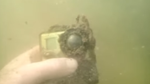 Másfél évig ázott egy GoPro egy folyóban, működött, amikor megtalálták