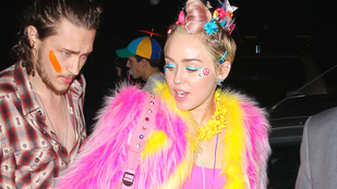 Rózsaszín műpéniszen lovagolt Miley Cyrus a születésnapján