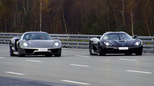 Párbajban a Koenigsegg és a Porsche