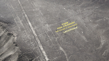 Így taposta össze a Greenpeace a Nazca-vonalakat