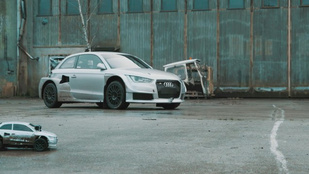Audi S1 a távirányítós autó ellen