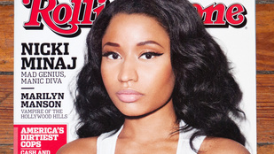 Nicki Minaj szinte kibuggyanó mellekkel szerepel a Rolling Stone címlapján