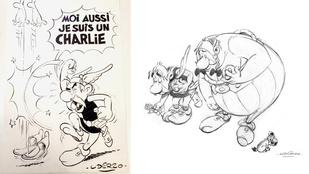 Asterix és Obelix is gyászolja Charlie-t