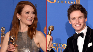 Nézze, mennyire örültek a Golden Globe díjazottjai!