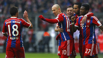 A Bayern 8 góllal sokkolta Stieberéket