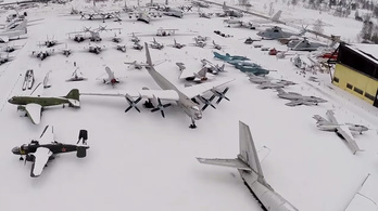 Drón filmezte le az orosz repülőmúzeumot