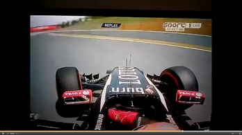 Maldonado bemutatja, hogy ütközhetett Alonso