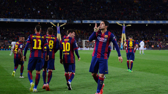 Felőrölte a Barcelona a Realt: 2-1