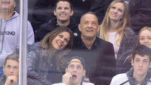 Tom Hanks feleségének melleit rákbetegség miatt eltávolították