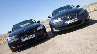 Használtteszt: BMW E90 320d (2007) - Lexus IS220d (2006)