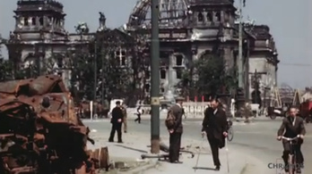Lélegzetelállító színes videó került elő a háború utáni Berlinről
