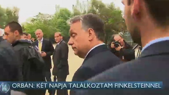Orbán: Két napja találkoztam Finkelsteinnel