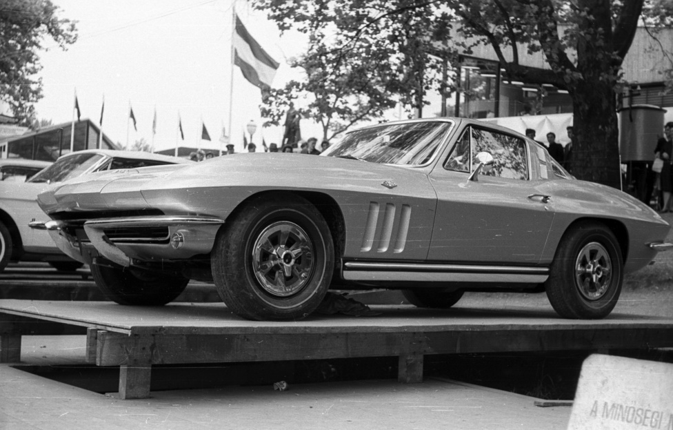 A General Motors a maga módján bontotta a vasfüggönyt. Az 1968-as Budapesti Nemzetközi
                        Vásáron bemutatták a cégcsoport teljes gyártmánypalettáját. Szerepelt Pontiac Firebird és Chevrolet 
                        Corvette is. Mindez akkor, amikor Magyarországon a Trabant 601-ra éveket kellett várni