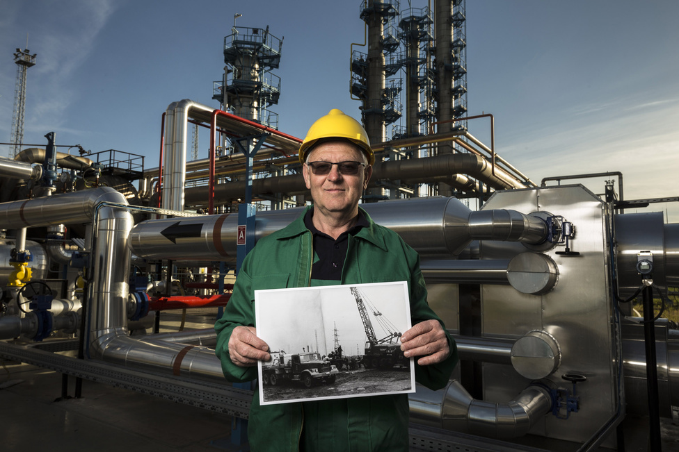 Deák Antal jelenleg műszaki ellenőr, már 44 éve dolgozik az olajiparban. Déri is igazi mérnökalkatként emlékszik vissza rá.