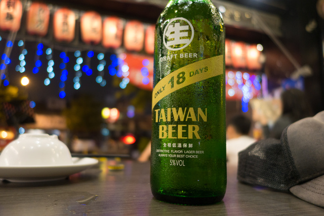 Tajvanban szinte csak rendes sör kapható 