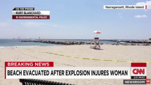 Rejtélyes robbanásban sérült meg egy fürdőző Rhode Island partjainál