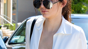 Kendall Jenner tulajdonképpen félmeztelenül sétálgatott