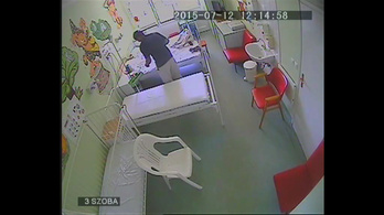 Kórházi gyerekosztályról lopott laptopot, videóra vették