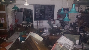 Megsemmisült egy Lövőház utcai étterem a viharban