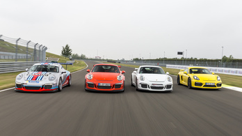 Porsche Cayman GT4, 911 GT3 és 911 GT3 RS menetpróba - 2015.