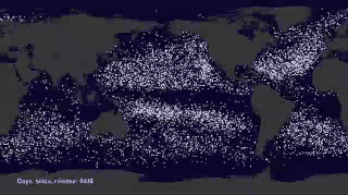 Műholdas animáció mutatja a műanyagszigetek útját