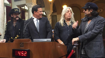 A negyven éves Motörheadet Los Angeles városa is kitüntette