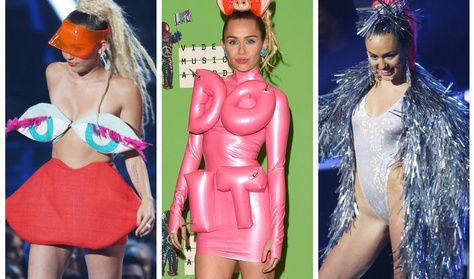 Miley Cyrus VMA-szettjei: tarolt a Prada és a Versace